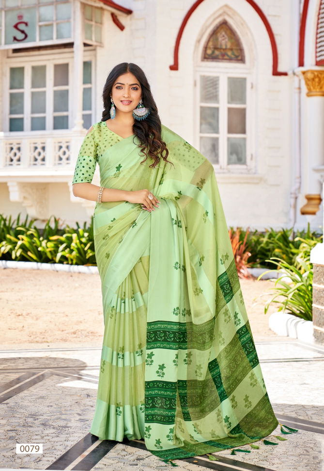 Sattin Brasso Vol 6 By Vinamra Daily Wear Sarees Catalog